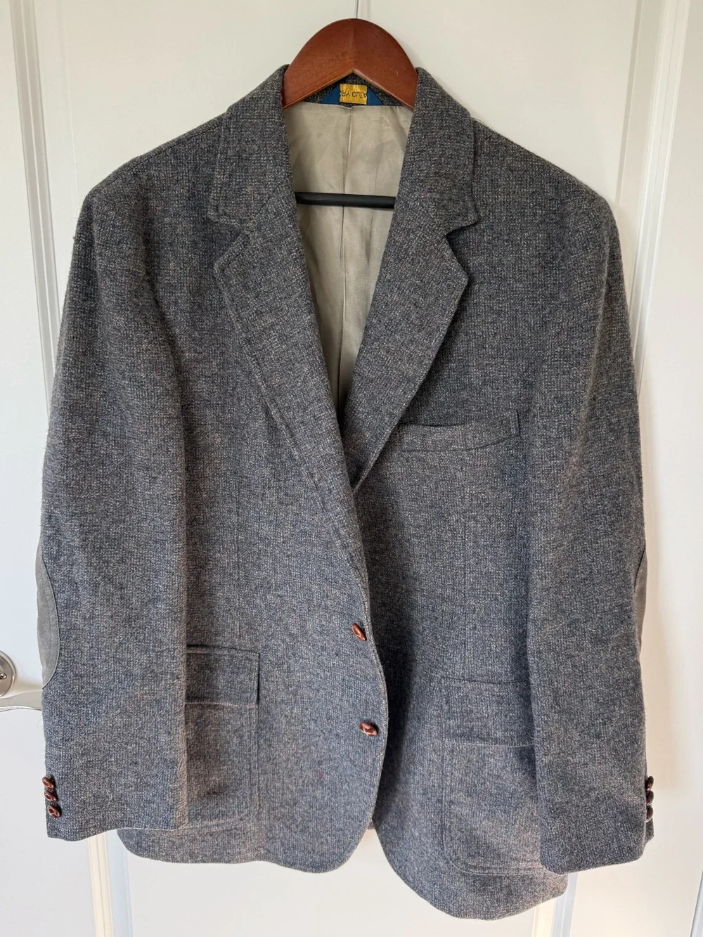 Pendleton Vintage Elbow Patch Blazer Jacket Size 44